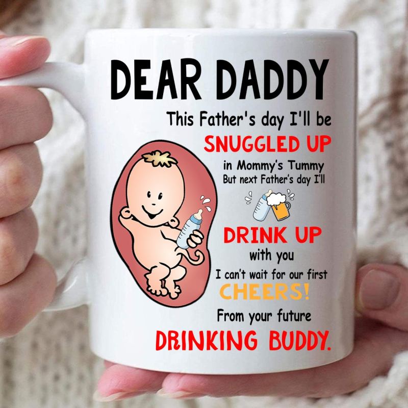 Personalized Next Father’S Day Your Drinking Buddy Mug Gift For New Dad