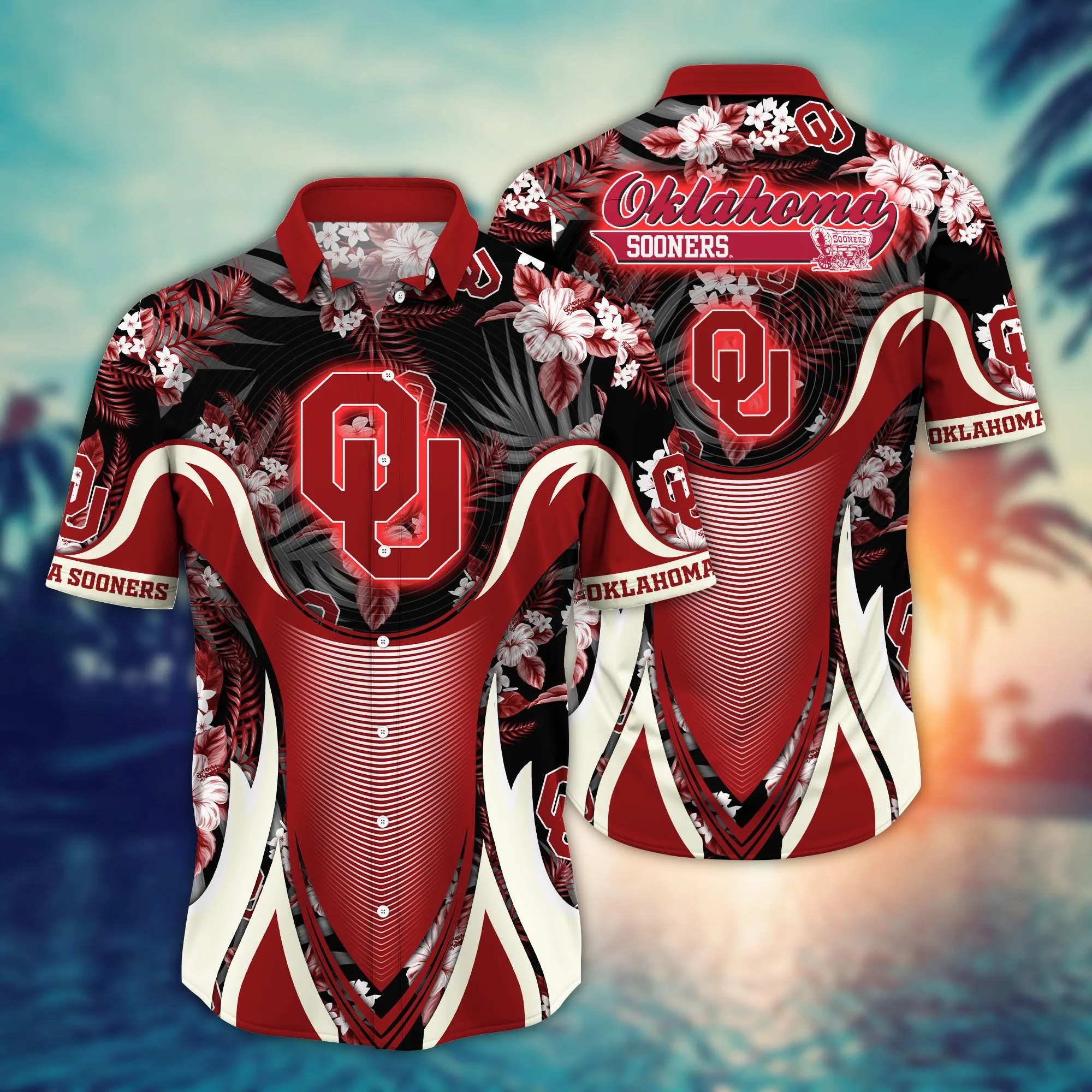 Oklahoma Sooners NCCA Hawaiian Shirt Mosquito Bites Aloha Shirt