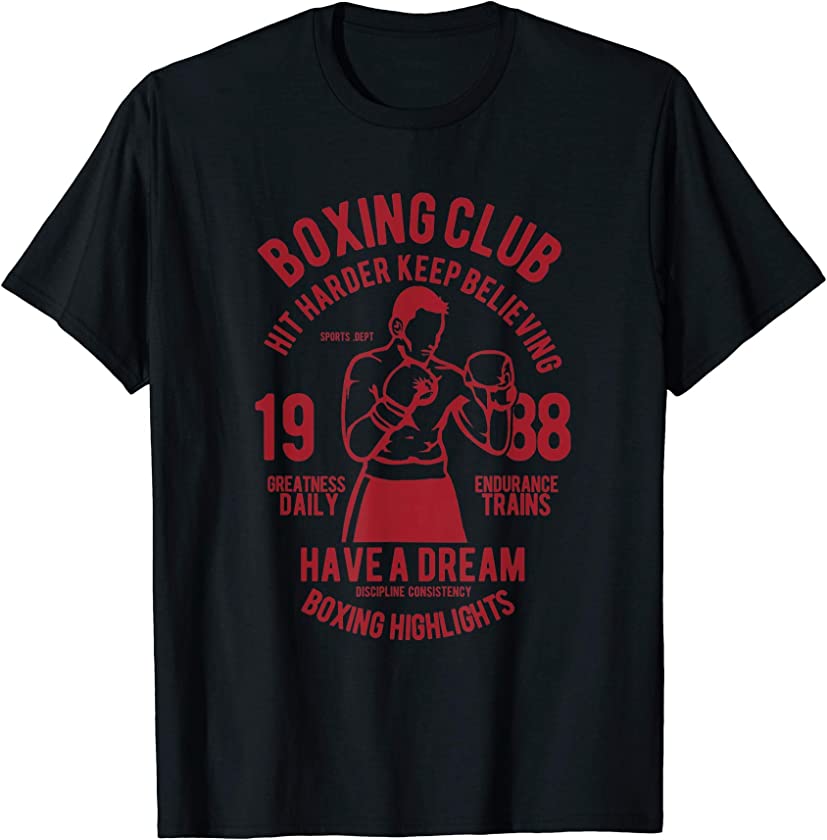 Boxing Club – vintage Chi-town retro Boxer T-Shirt T-Shirt