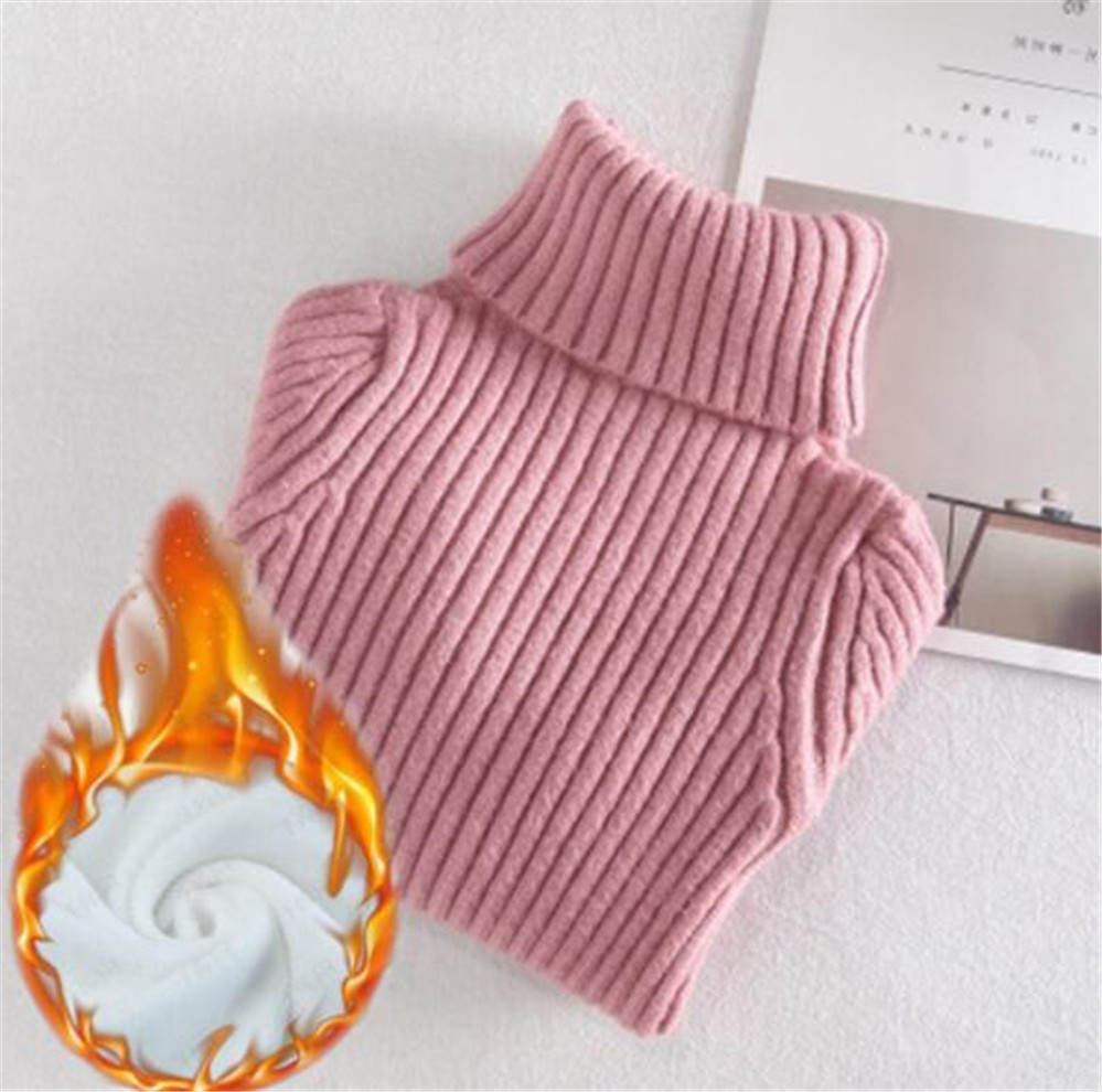 2022 Boys Girls Clothes Autumn Winter New Fashion Children Sweaters Knit Sweaters Fashion Girls Boys Turtleneck Knit Sweater alx