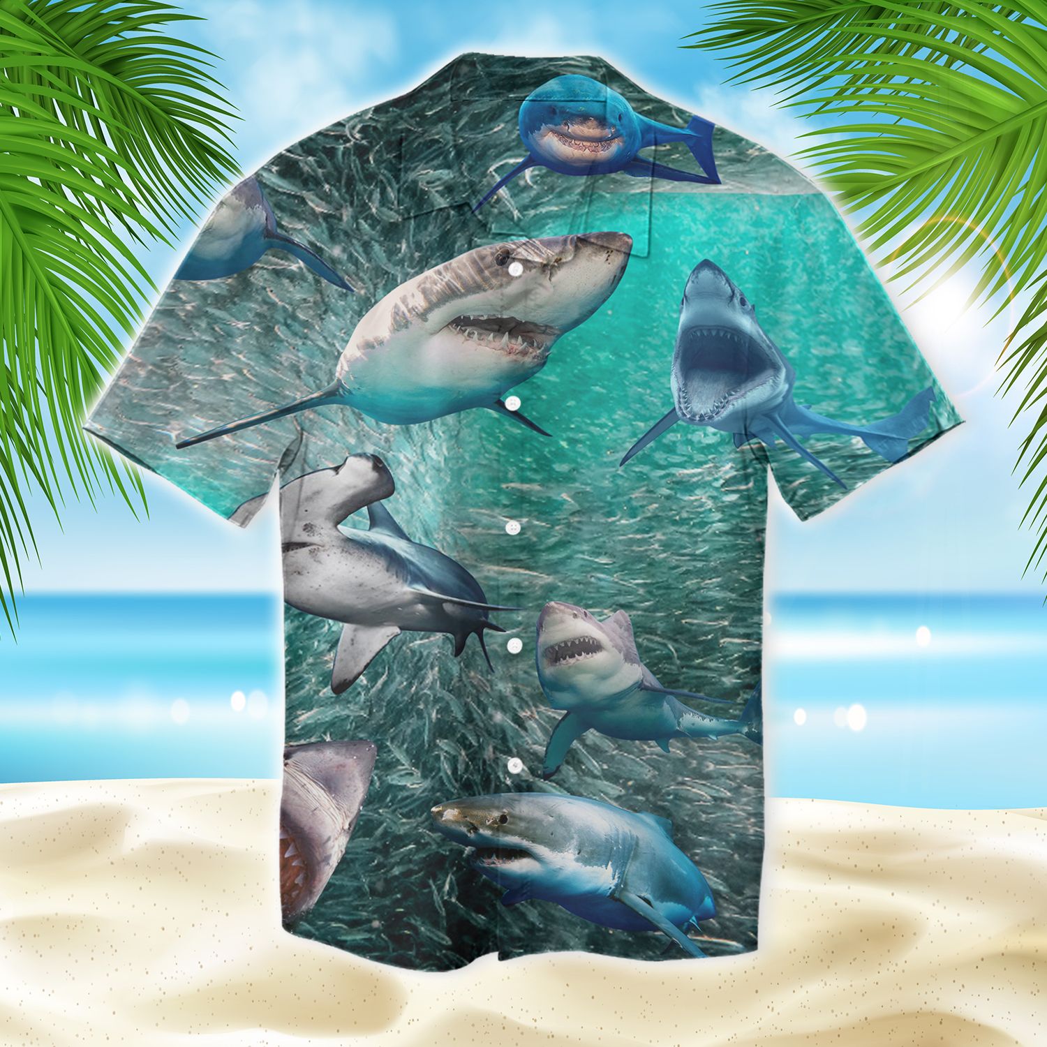 Be A Shark Unisex Hawaiian Shirt MT0803-03