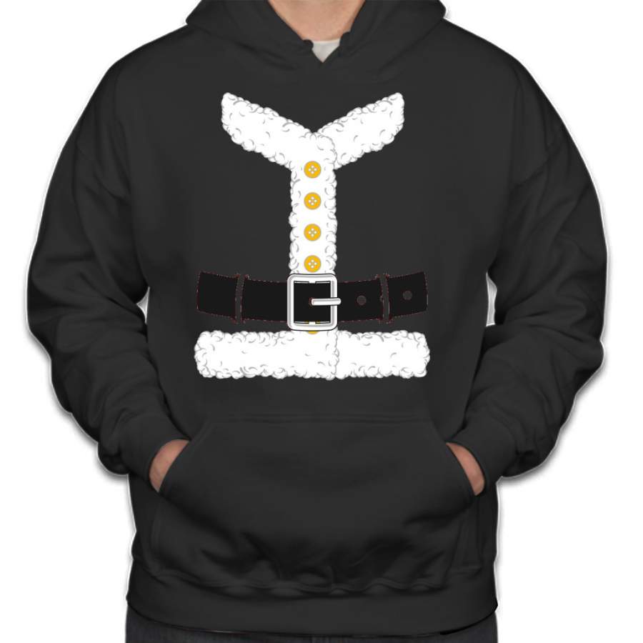 Santa Claus Red Christmas Costume Outfit Hoodie