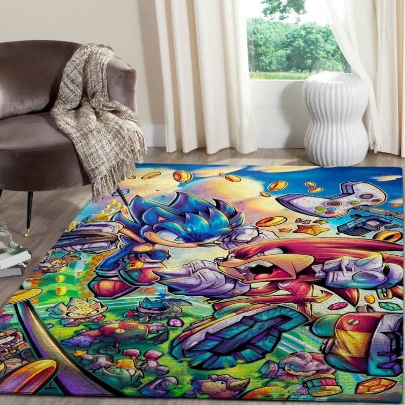 Sonic the Hedgehog Area Rug V6