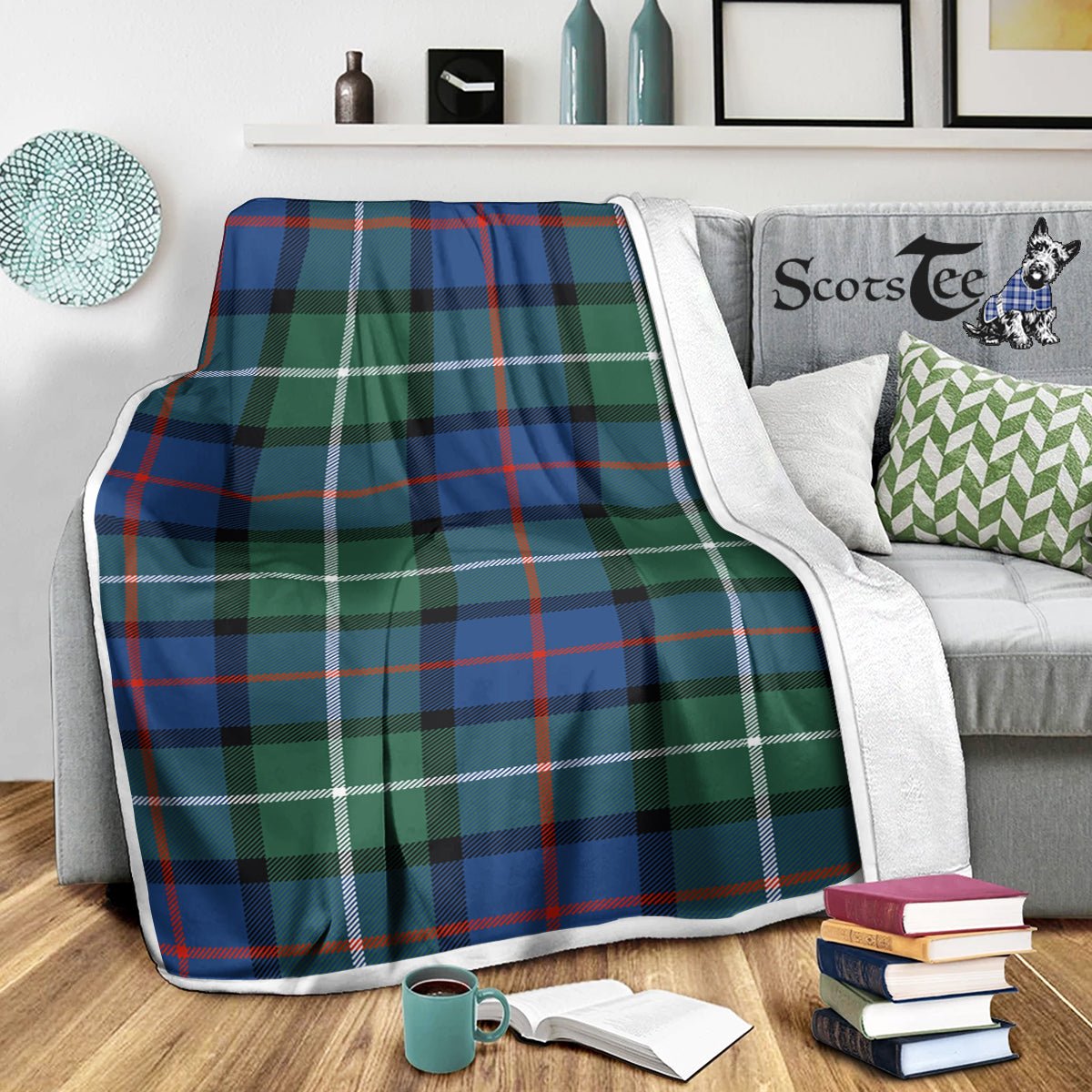 Fashion24Hs - Warm Blanket - Scotstee Shop Tartan Plaid Blanket Davidson Of Tulloch Scottish Tartan Plaid Sherpa Blanket
