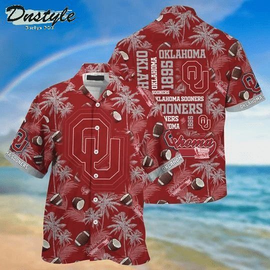 NCCA Oklahoma Sooners Crimson Grey Trendy Hawaiian Shirt Aloha Shirt