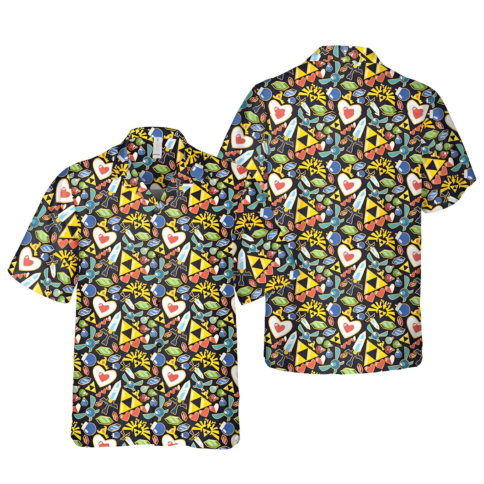 The Legend Of Zelda Theme Tropical Hawaii Beach Shirt S050702
