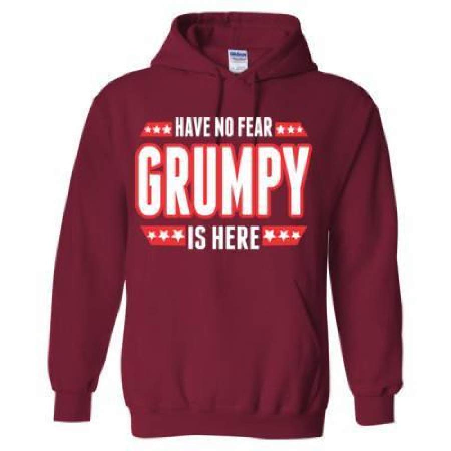 AGR Have No Fear Grumpy Is Here – Heavy Blend™ Hooded Sweatshirt