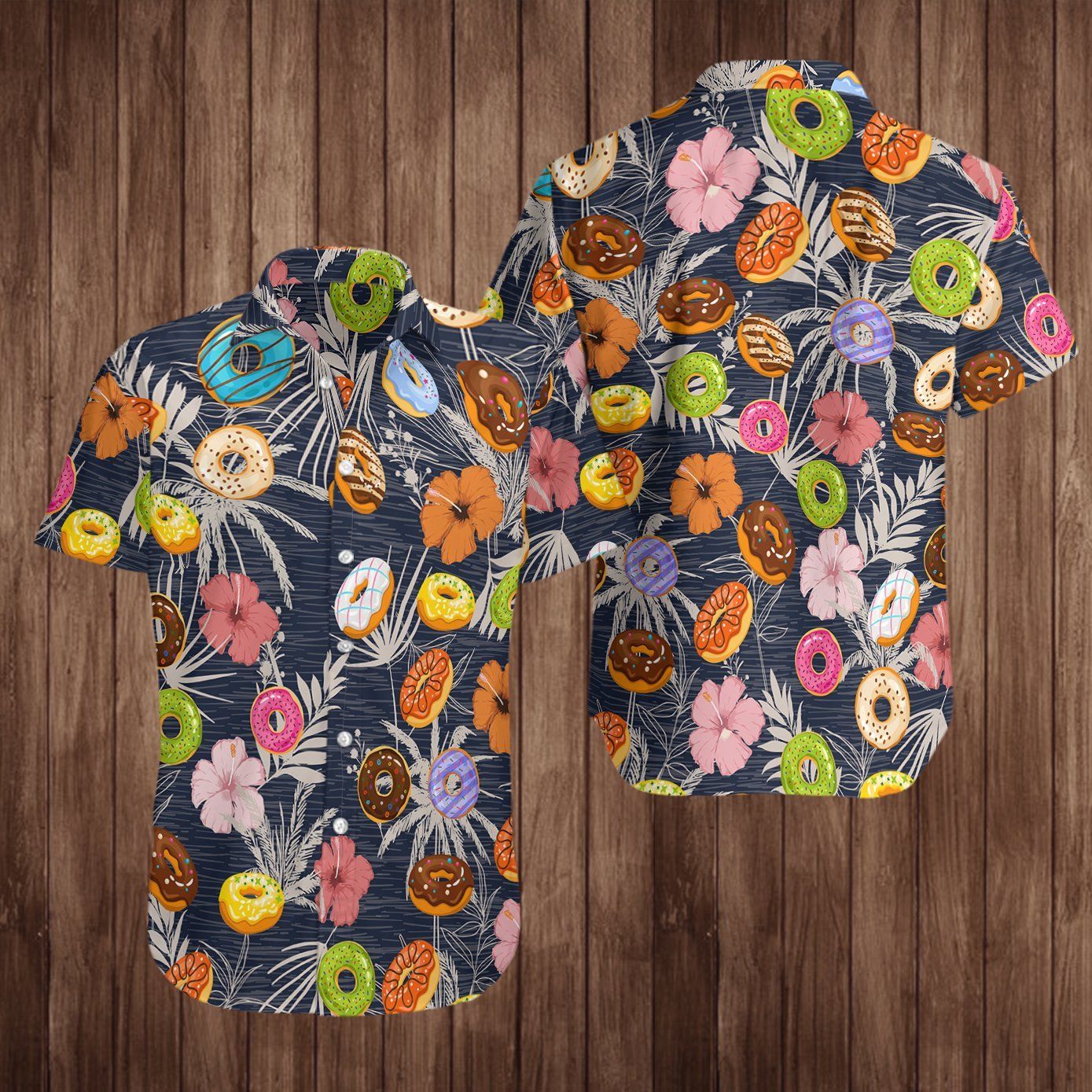 Donuts Hawaii Shirt Unisex Full Size Adult Colorful Ha107567