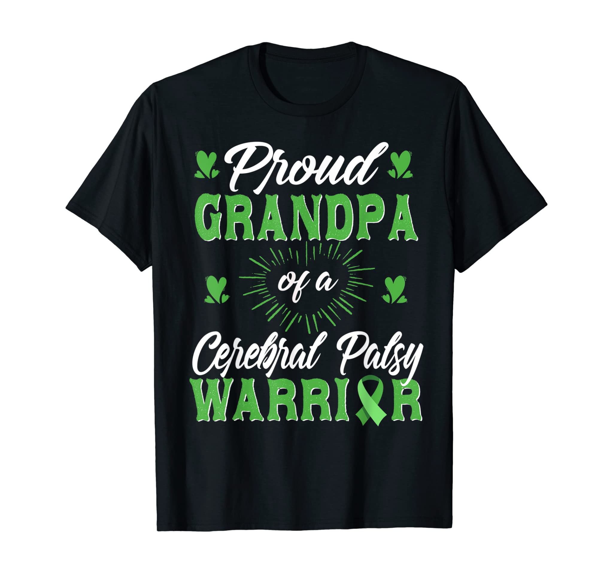 proud Grandpa of Cerebral palsy warrior Awareness T-Shirt