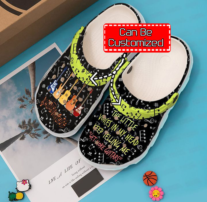 Guitar Crocs – Guitar The Little Voices In My Head Clog Shoes For Men And Women