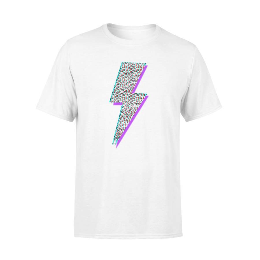 Leopard Lightning Bolt Pink Shadow Cheeta – Ultra Cotton T-Shirt