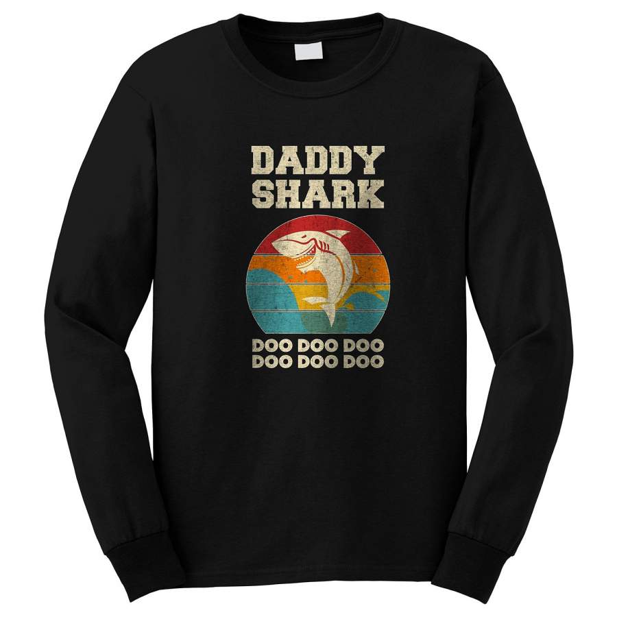 DADDY SHARK DOO DOO DOO Long Sleeve T-Shirt