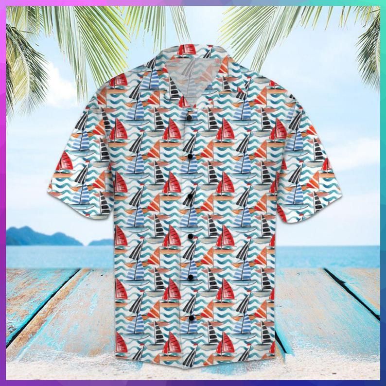 Sailing Multicolor Nice Design Hawaii Shirt Ha80365