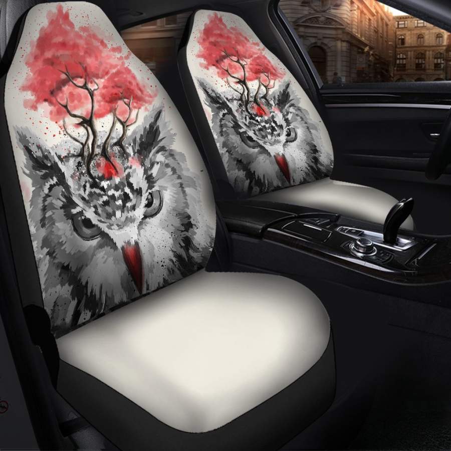 Owl Spring Face Animal Car Seat Covers