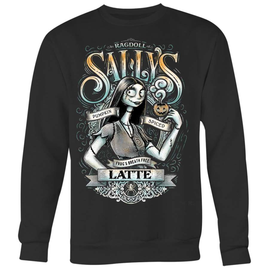 Ragdoll Sally’s Latte Shirt, The Nightmare Before Christmas Shirt