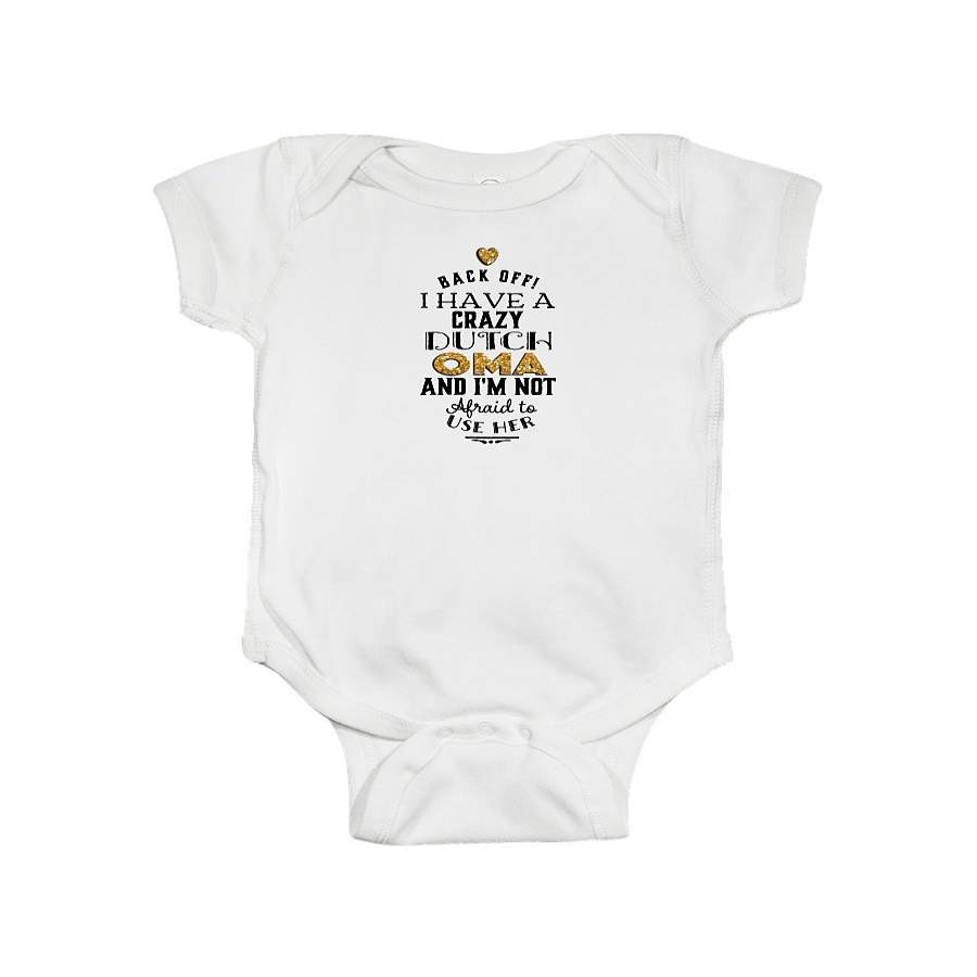 I Have A Crazy Dutch Oma Limited Classic T-Shirt Baby Onesie