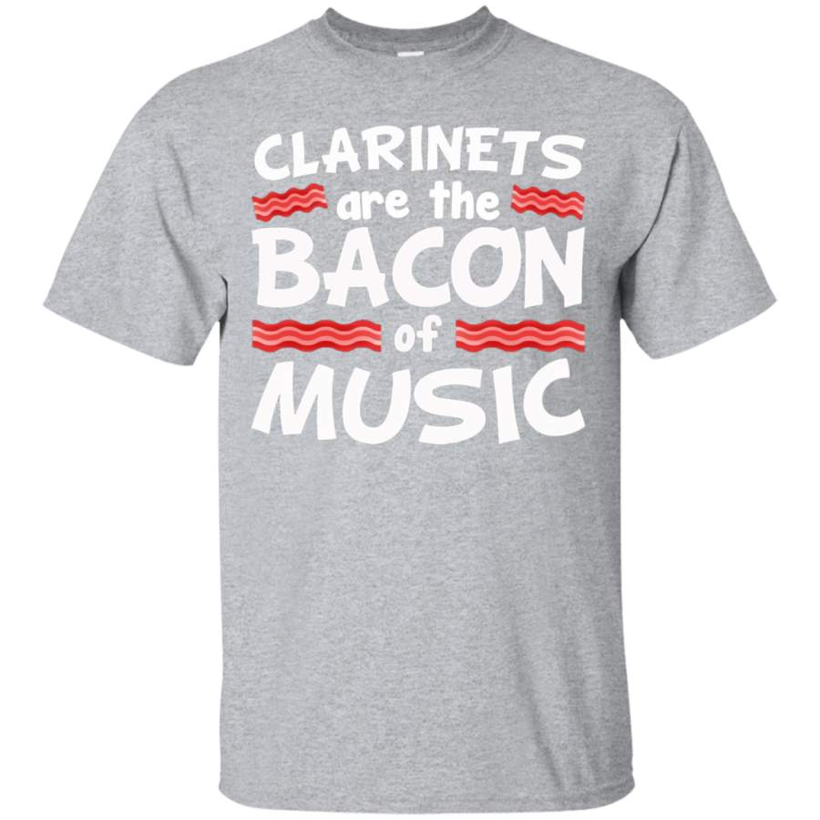 AGR Clarinets Are The Bacon of Music T-Shirt Funny Pork Tee