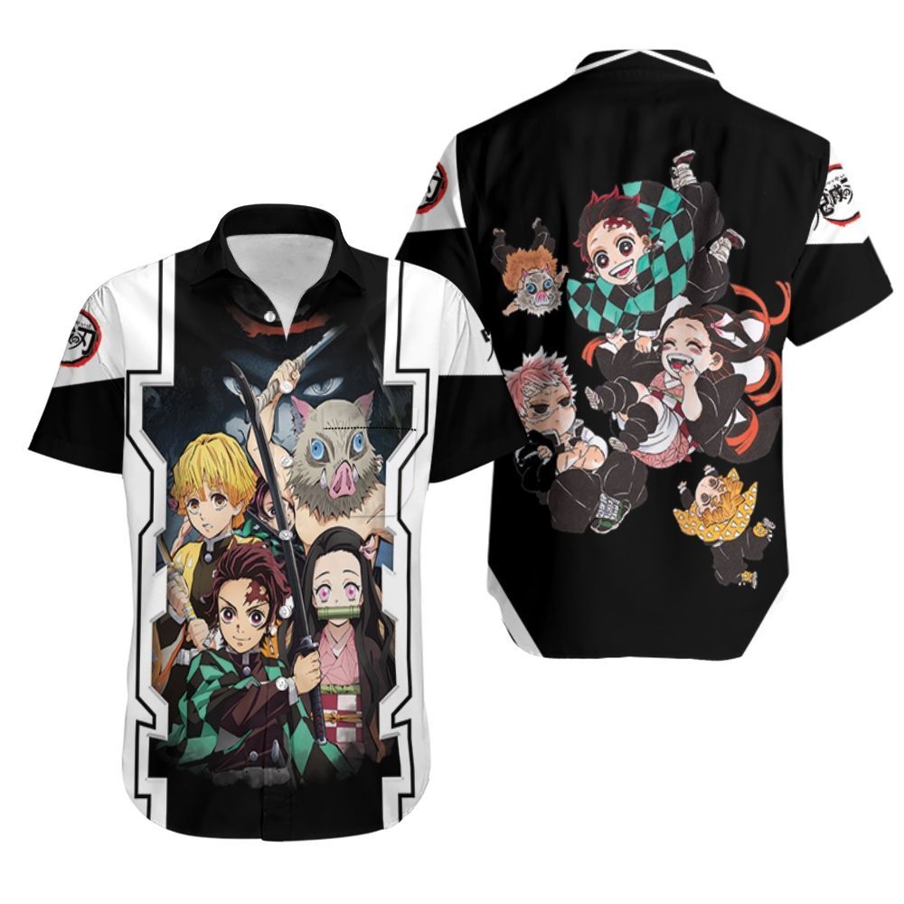 Anime Kimetsu No Yaiba Poster Hawaiian Shirt