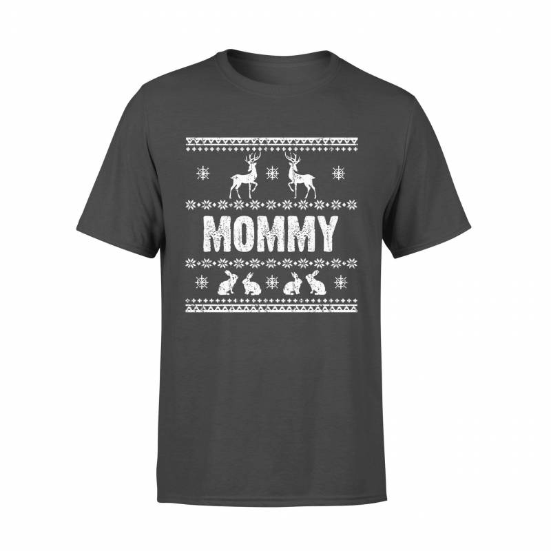 Ugly Reindeer Rabbit Mommy Christmas Gift T-shirt