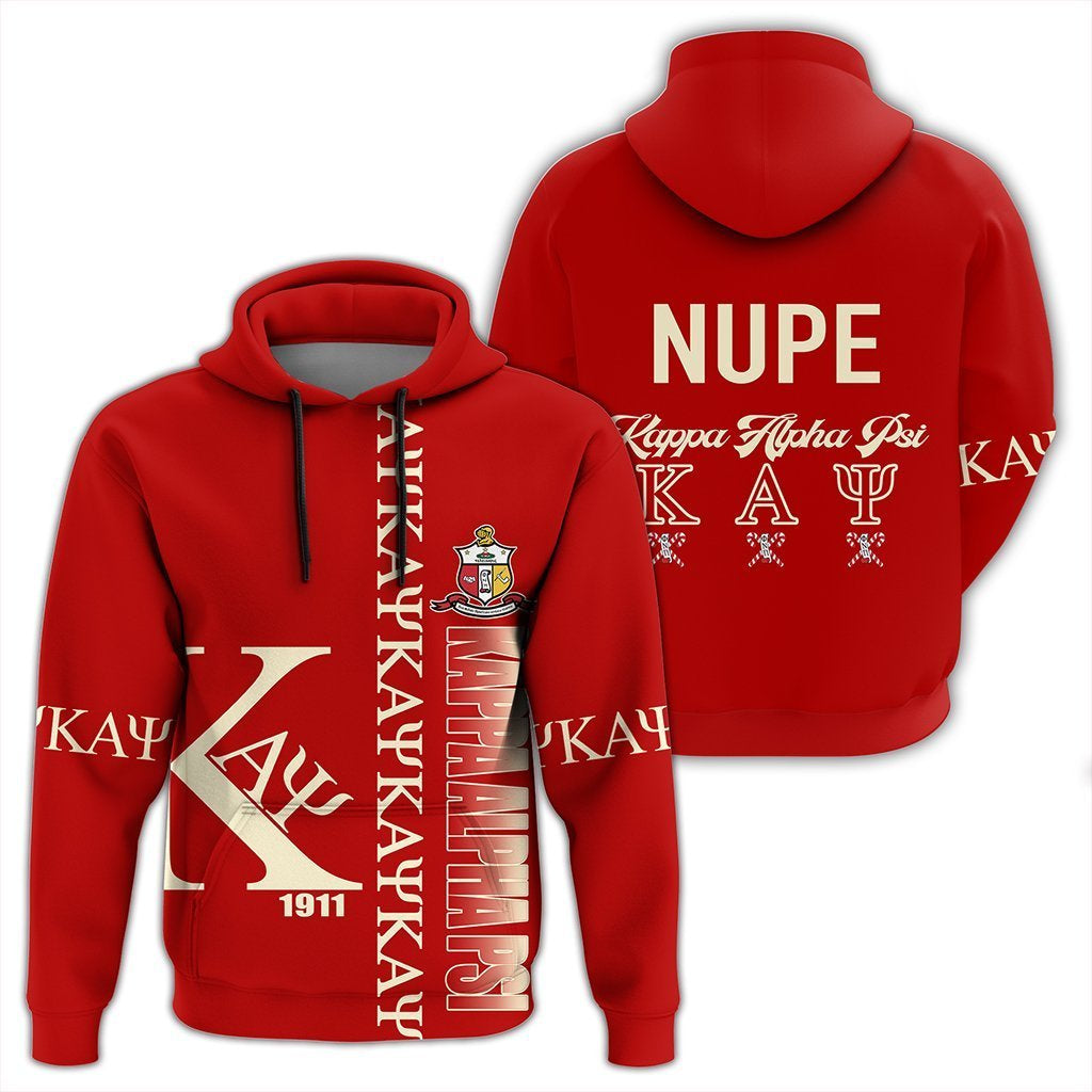 Greek Life Hoodie – Red Kappa Alpha Psi Pullover Hoodie