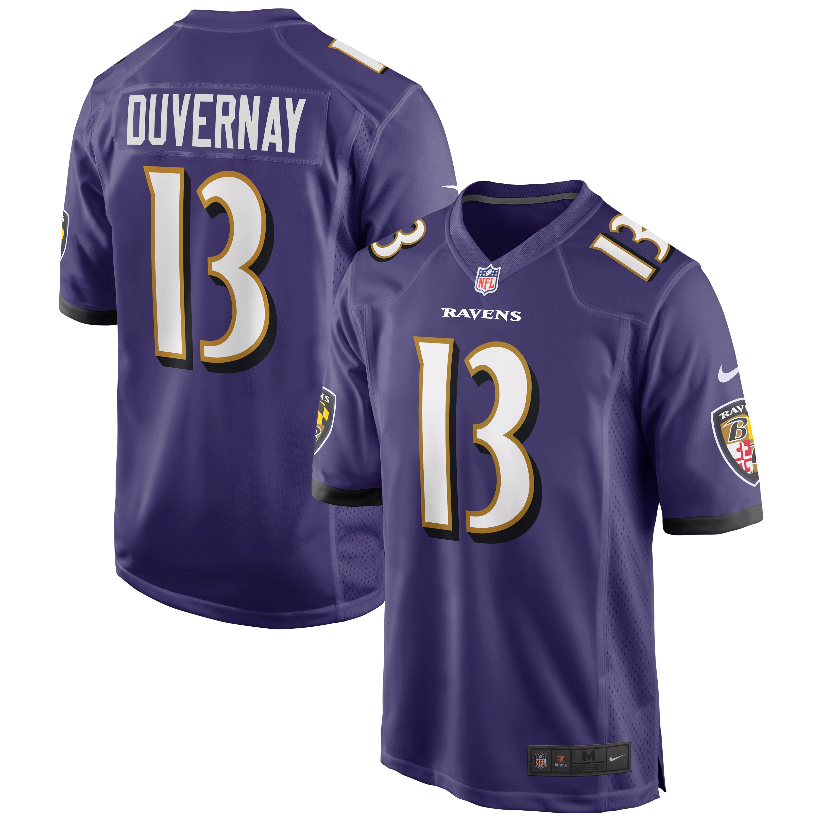 Men’s Baltimore Ravens Devin Duvernay Purple Game Jersey