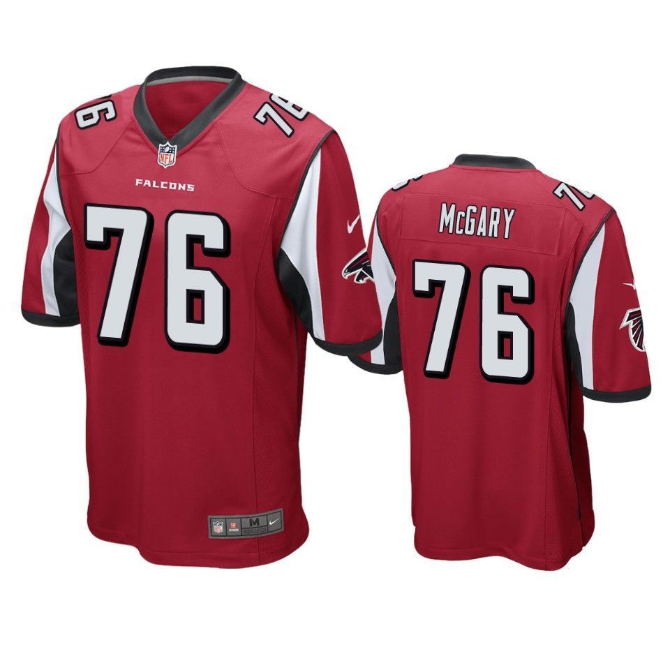 Atlanta Falcons Kaleb Mcgary 2019 NFL Draft Red Game Jersey