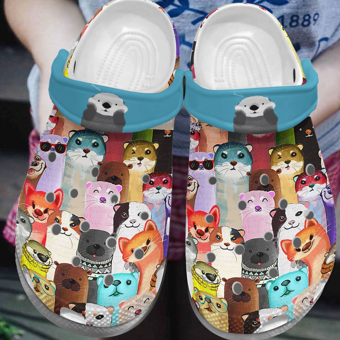 Otter Personalized Clog, Custom Name, Text, Color, Number Fashion Style For Women, Men, Kid, Print 3D Fulfill Your Heart