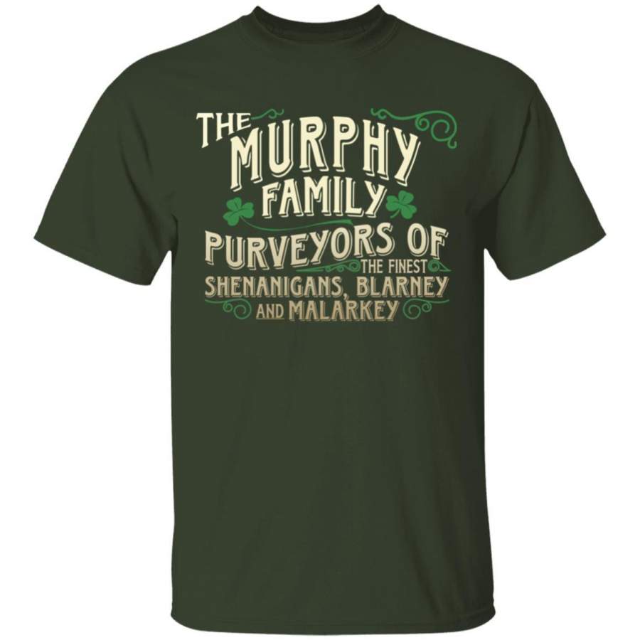 Irish Family Shenanigans Blarney And Malarkey Personalized Name Tees Hoodies