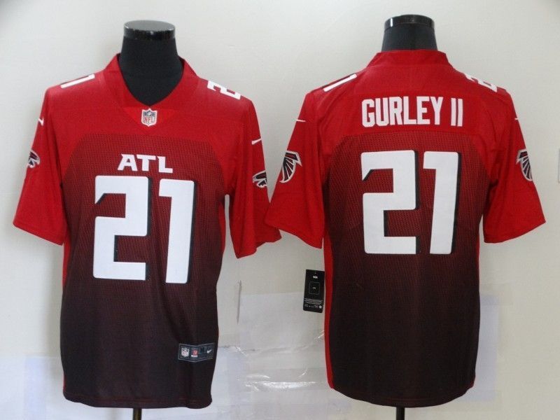 Atlanta Falcons Todd Gurley Ii #21 NFL 2020 Red Jersey