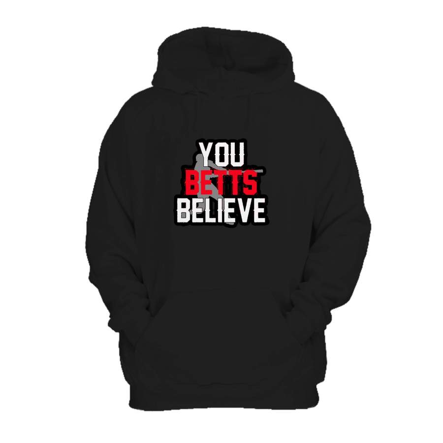 You Betts Believe Fun Baseball Mookie Betts Boston Graphic Hoodie