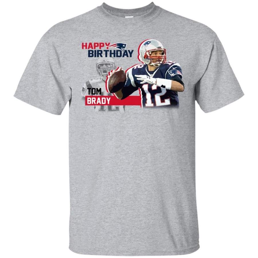 AGR New england patriots – happy birthday tom brady t shirt