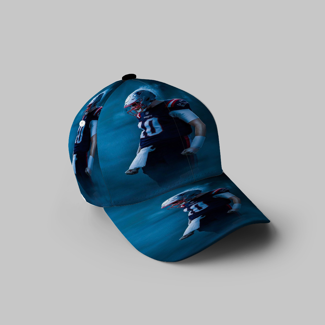 New England Patriots Mac Jones1 3D Printing Baseball Cap Classic Hat