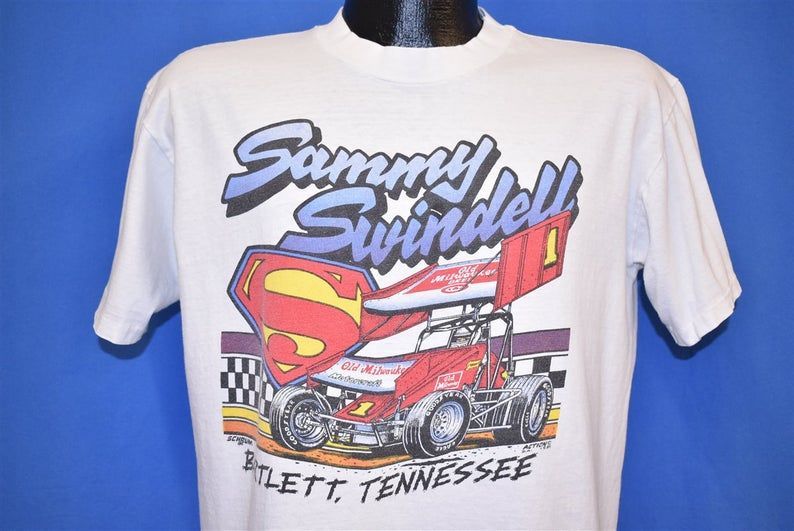 80S Sammy Swindell Barlett Tennessee Sprint Car Racing Shirt