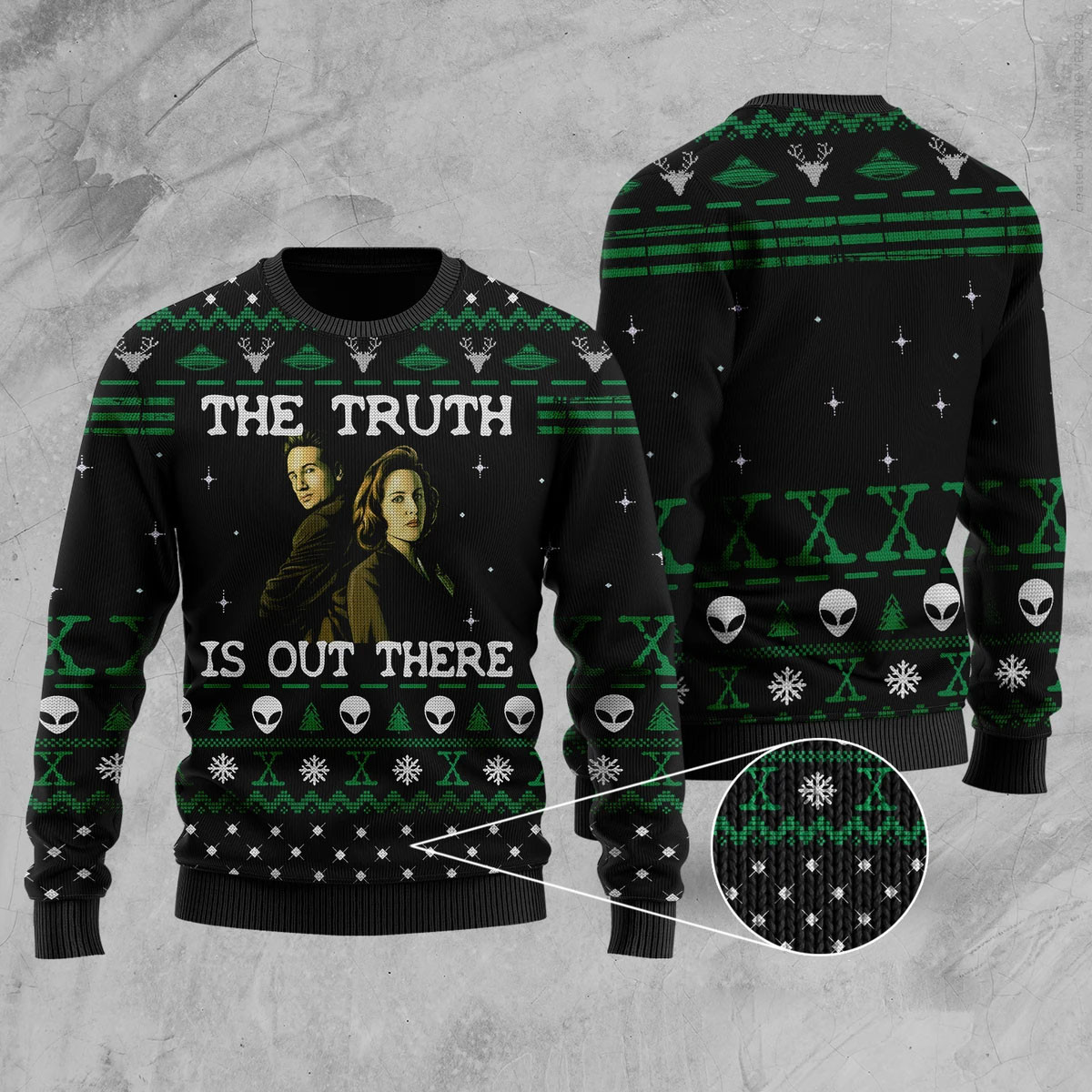 The Truth Is Out There Ugly Christmas Sweater