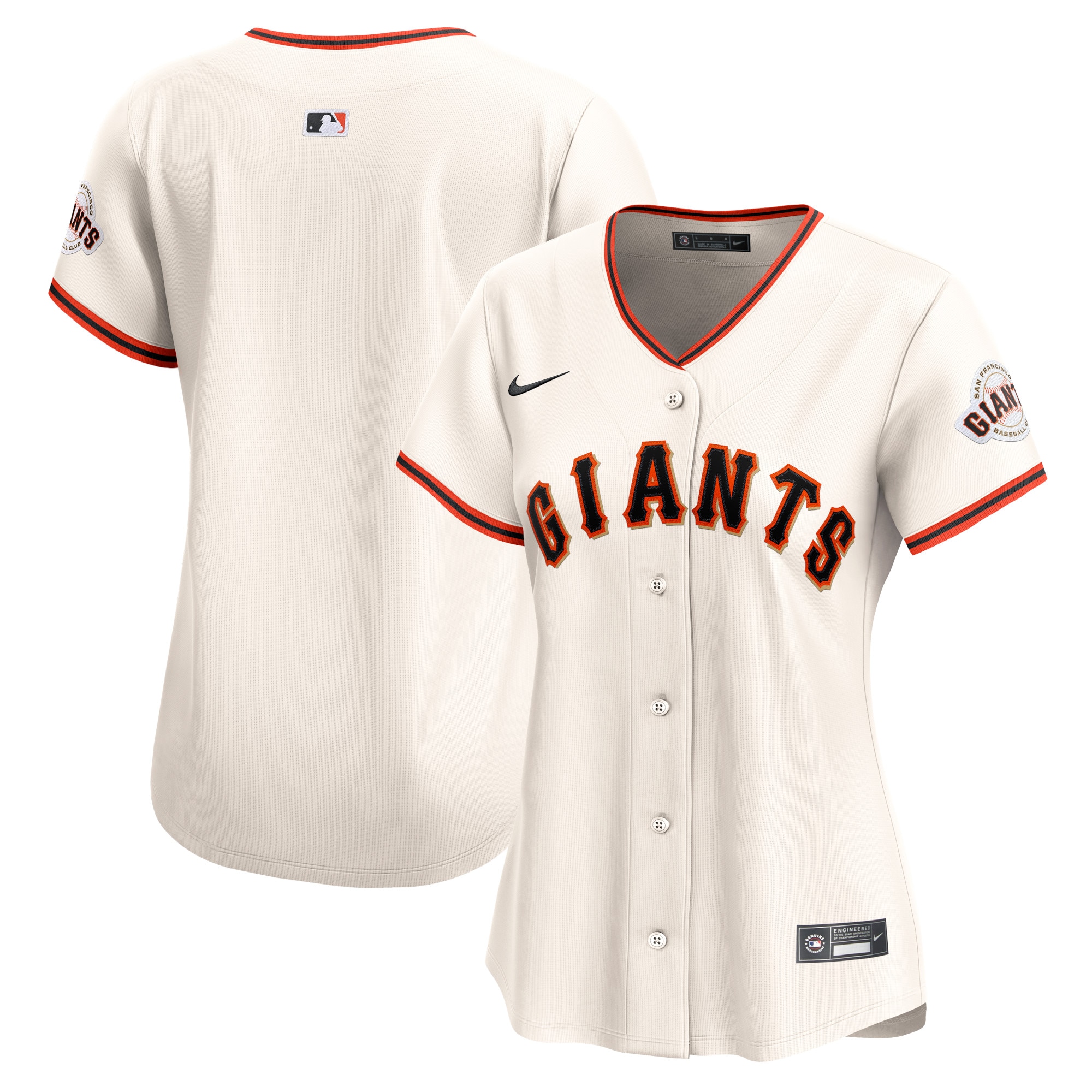 San Francisco Giants Women's Home Limited Jersey – Cream