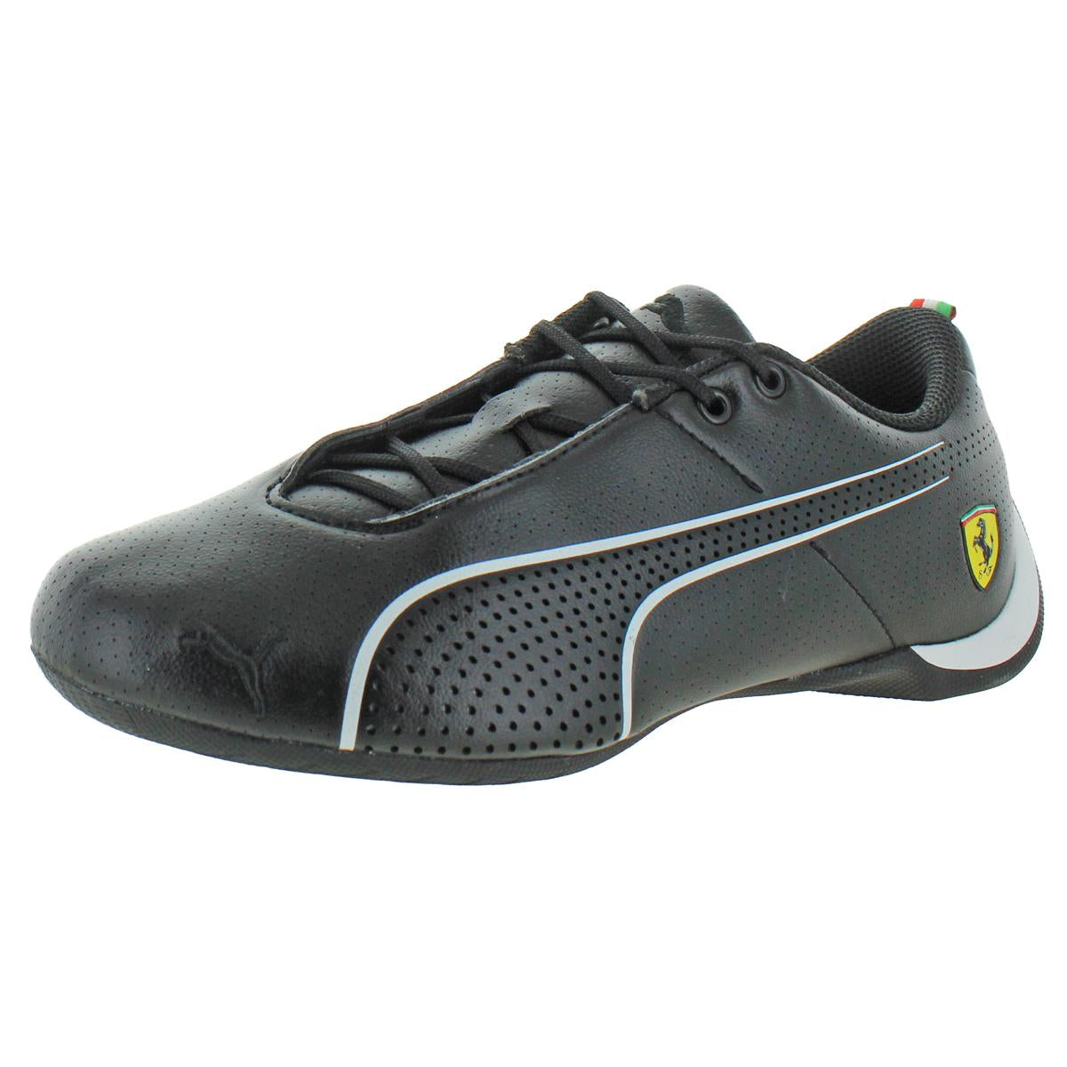 Scuderia Ferrari Future Cat Ultra Boys Faux Leather Lace Up Sneakers