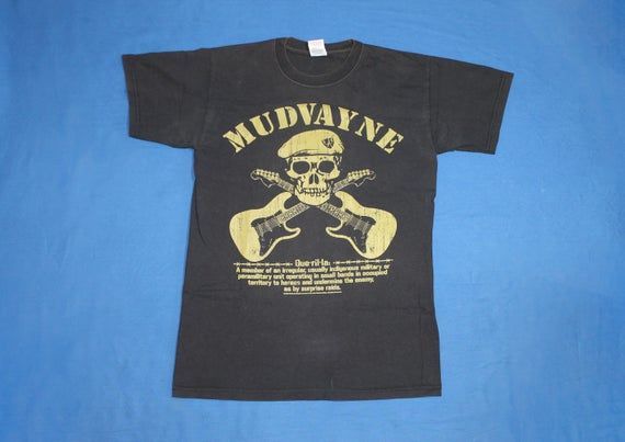 2005 Mudvayne Shirt The Guerilla Tour Shirt American Nu Metal Band Shirt Progressive Metal Shirt Nu Metal Men S Shirt