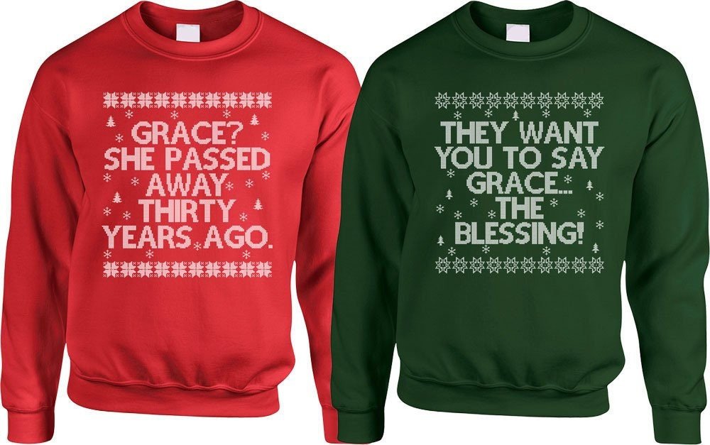 Couple Shirts Movie Christmas Griswold Quotes Grace She Passed Away Matching Couple, Valentine Gifts, Christmas Gift Graphic Unisex T Shirt, Sweatshirt, Hoodie Size S – 5Xl