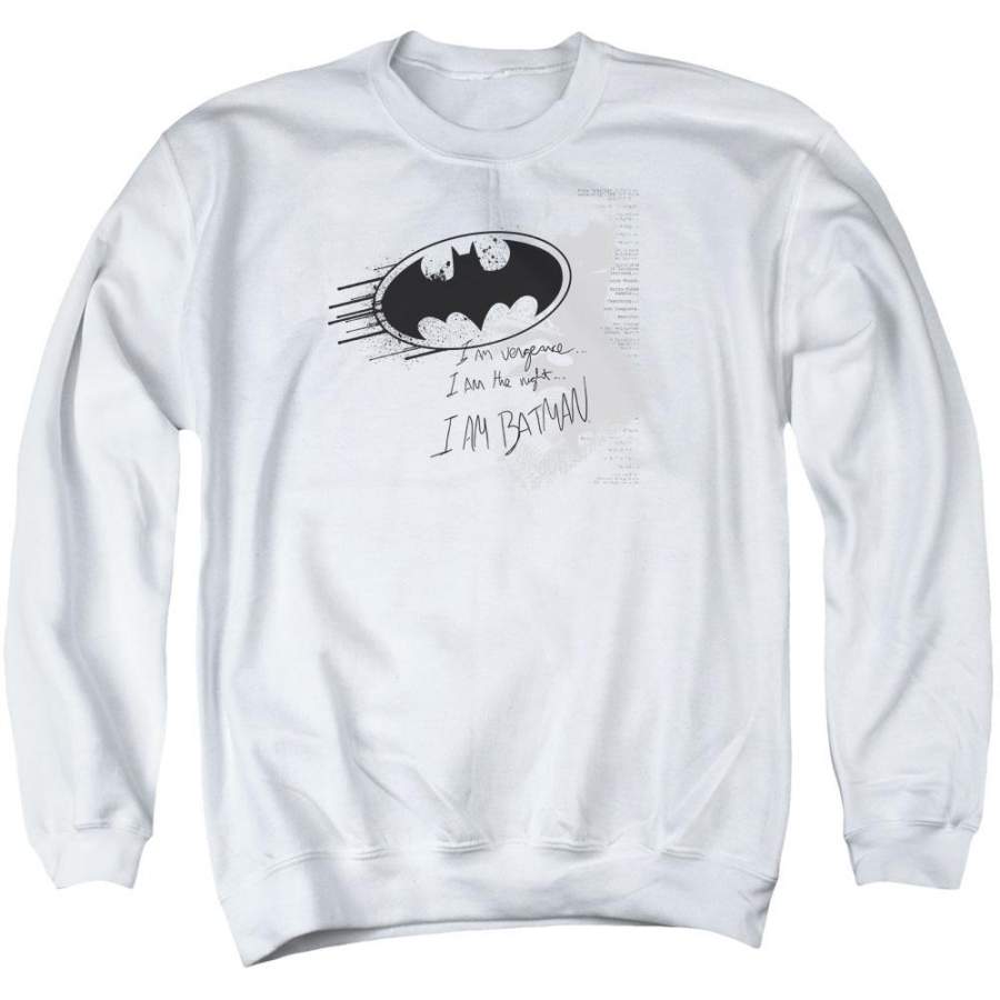 Batman – I Am Vengeance Adult Crewneck Sweatshirt