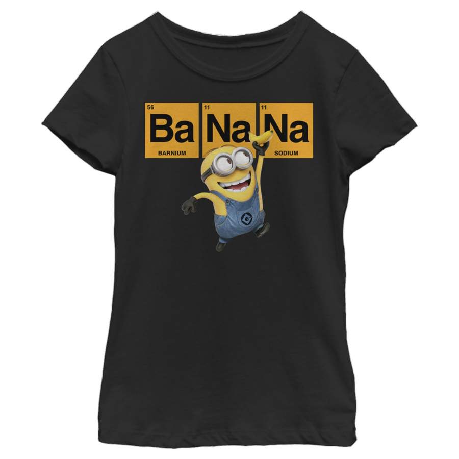 Despicable Me Girl’s Minions Elements  T Shirt