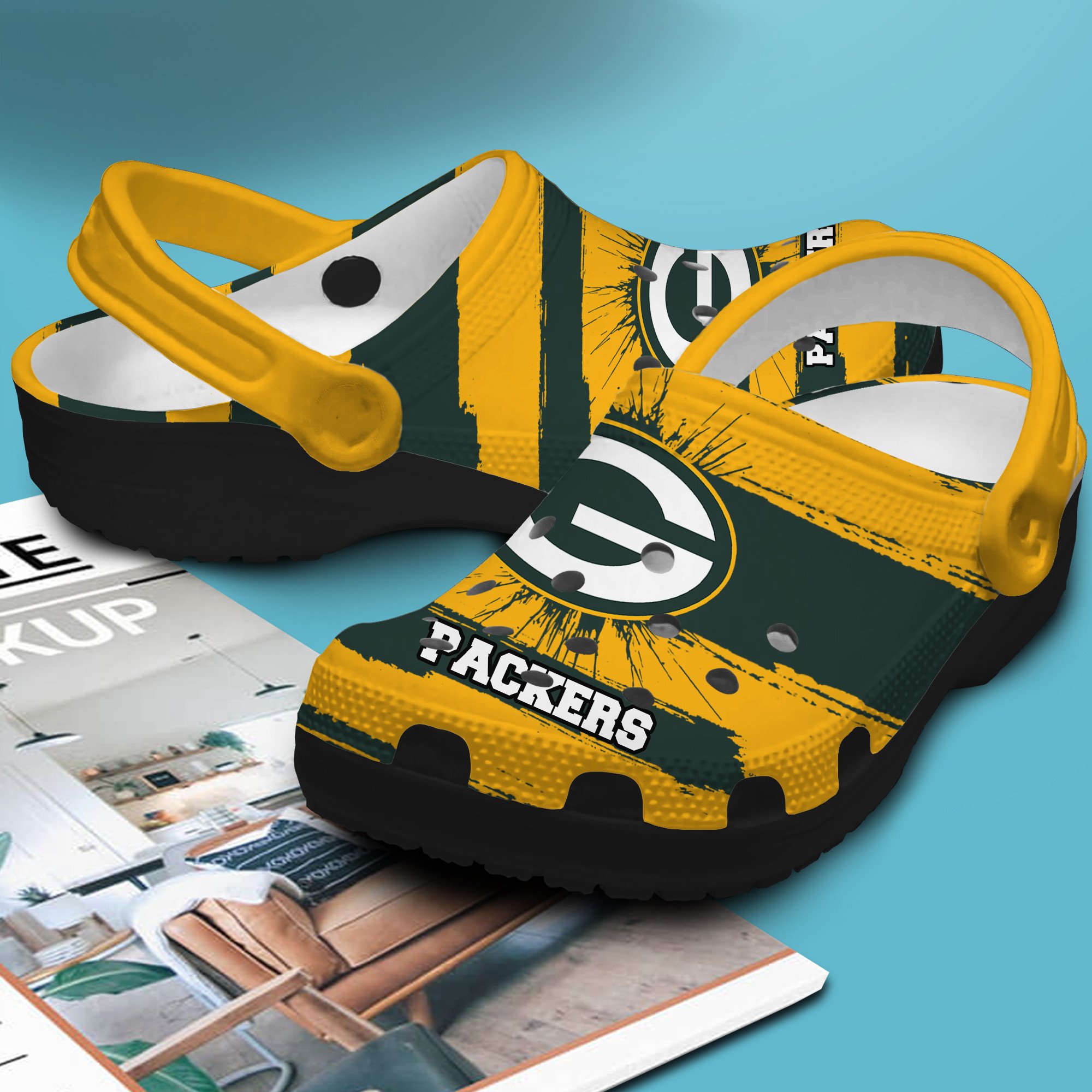 Customized – Packers Crocs – 12851Du