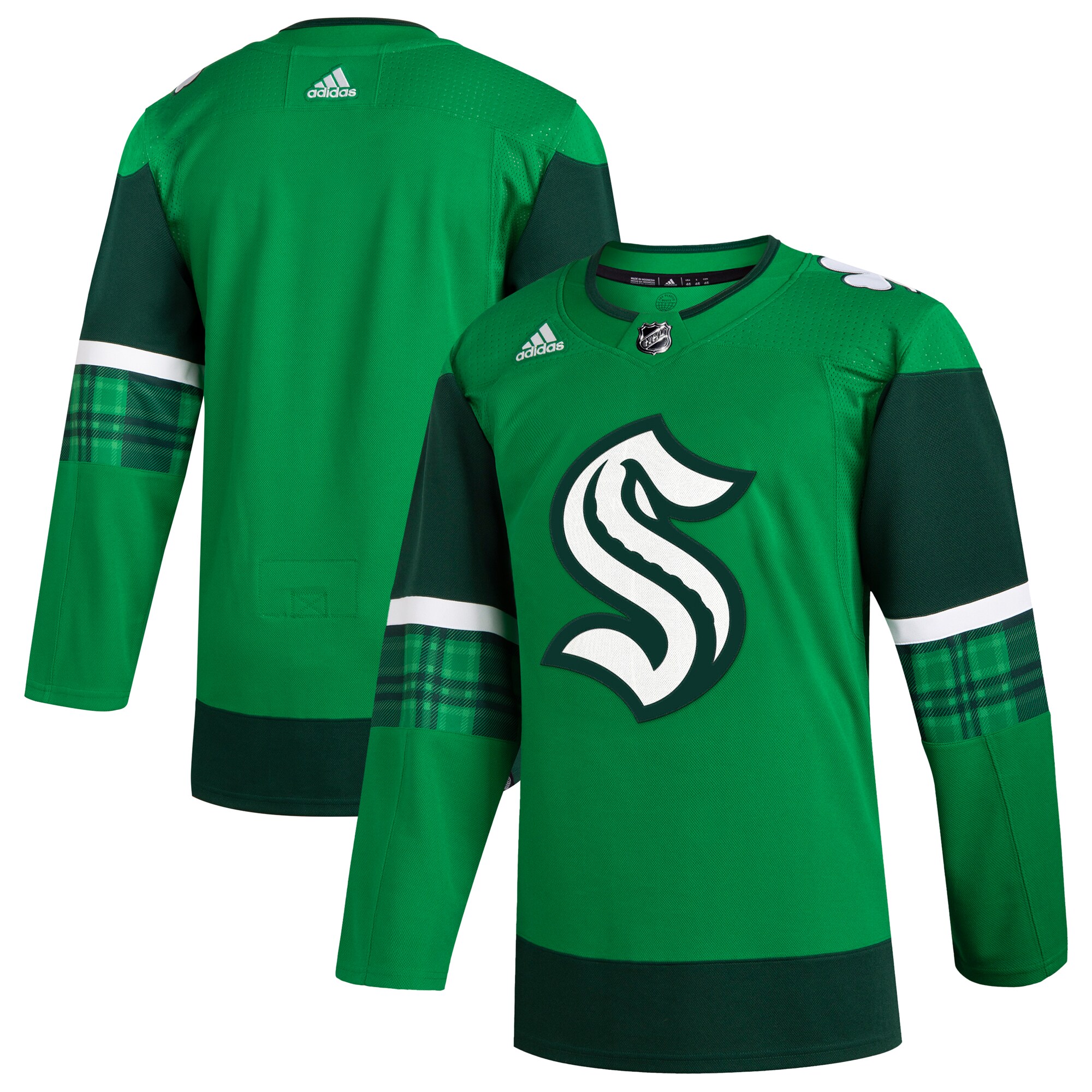 Seattle Kraken 2023 St. Patrick's Day Primegreen Authentic Jersey – Kelly Green