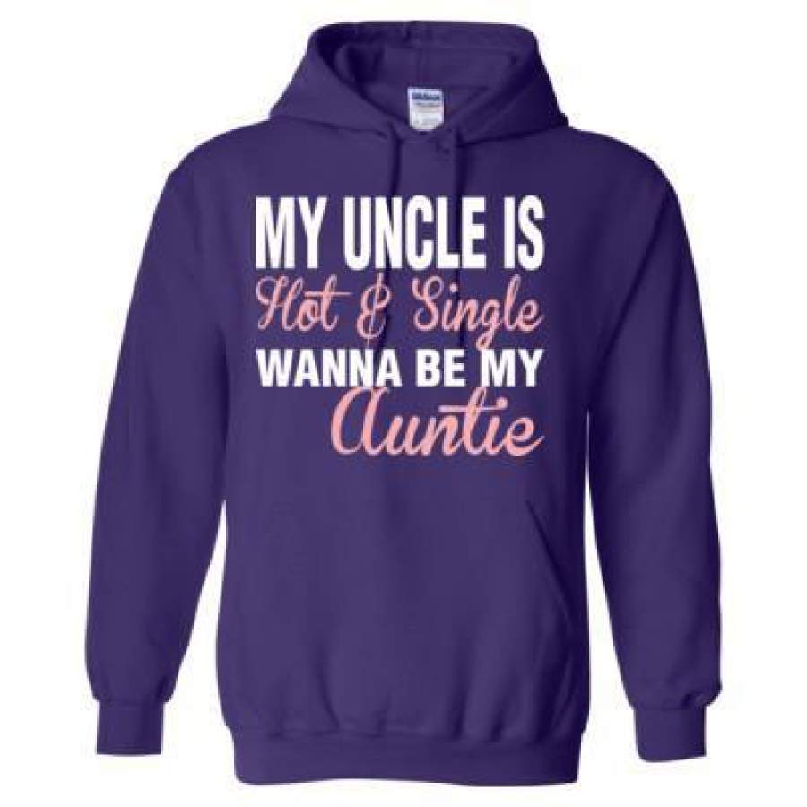 AGR My Uncle Is Hot And Single Wanna Be My Auntie – Heavy Blend™ Hooded Sweatshirt