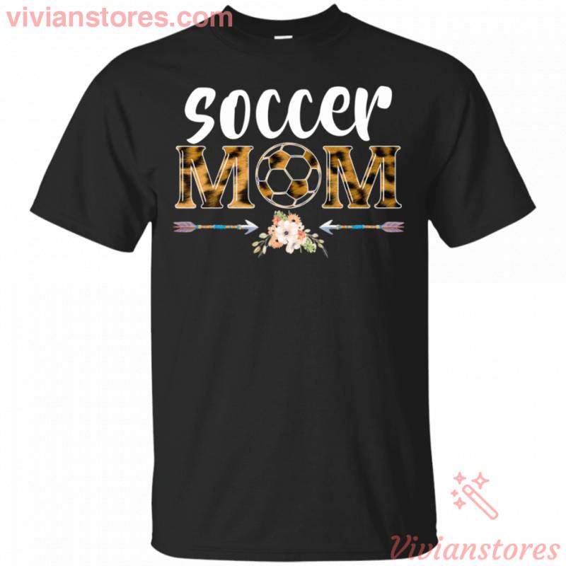 Soccer Mom Bohemian Leopard T-Shirt