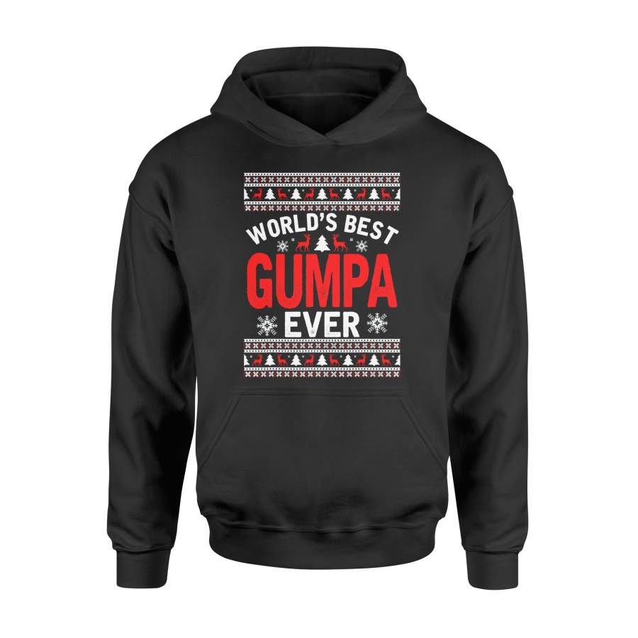 Christmas gift idea Mens World’s best Gumpa Ever Ugly Xmas T-Shirt – Standard Hoodie