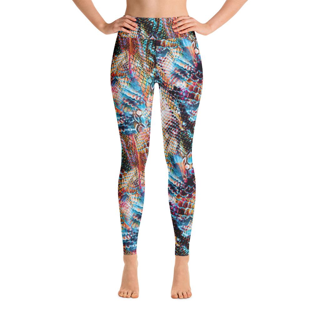 Abstract Art Animal Print Yoga Leggings