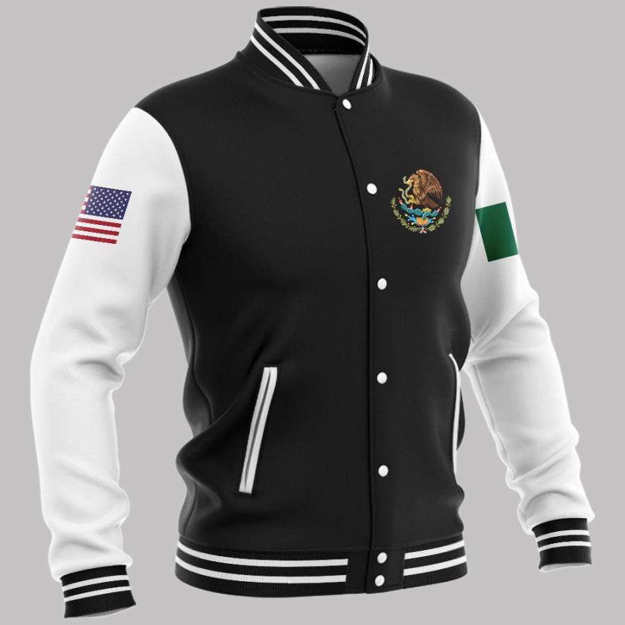 Mexico Expat Baseball Jacket Hoodie