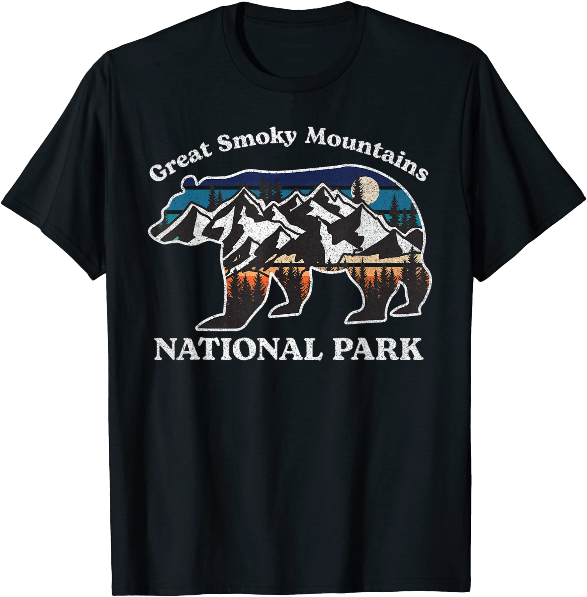 Great Smoky Mountains National Park Bear Hiking Souvenir T-Shirt