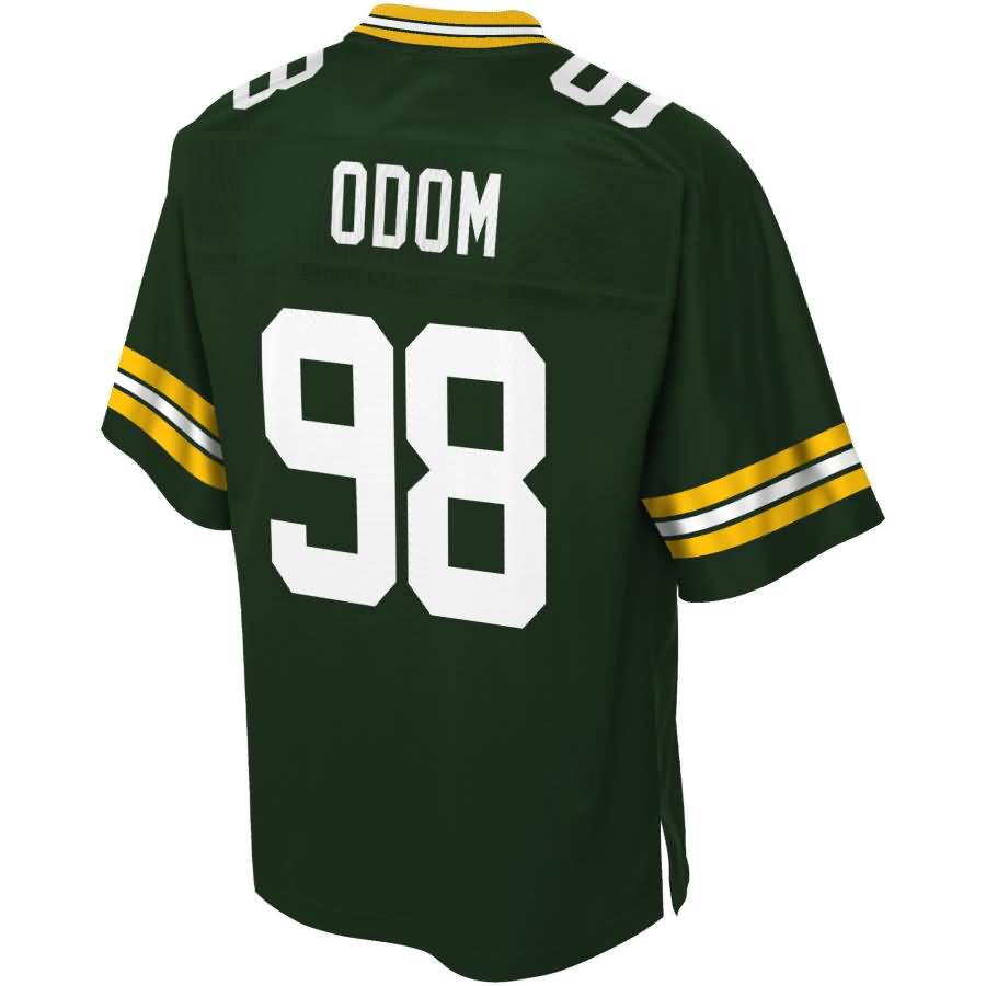 Chris Odom Green Bay Packers NFL Pro Line Team Color Player Jersey – Green