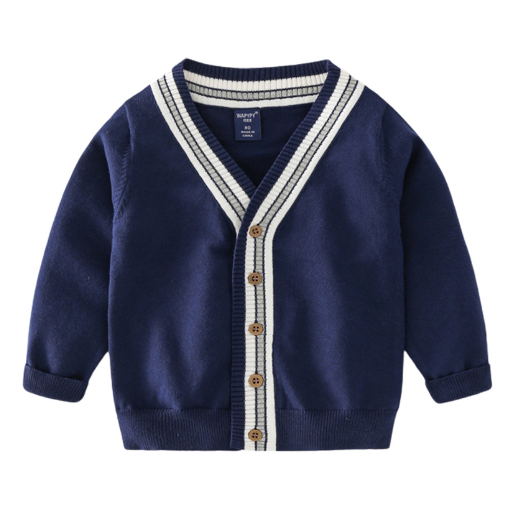 Children Clothes Autumn Winter Kids Knitted Sweaters For Boys Cardigan Thick Baby Jacket School Wool Coat Girls Outfit alx